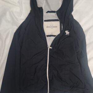 Abercrombie Black Zip-Up Hoodie